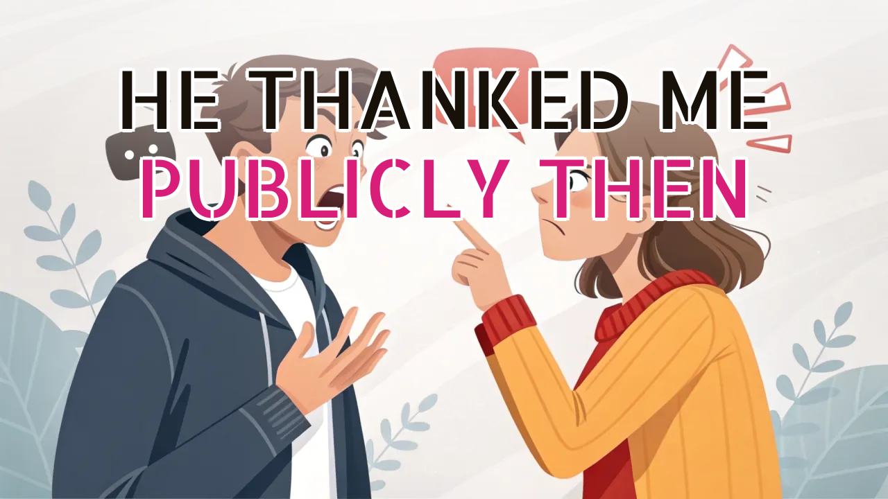 He Publicly Thanked Me — And What I Saw Next Changed Everything