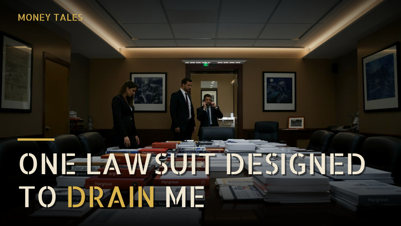The Lawsuit Designed to Drain My Time and Money Before My…